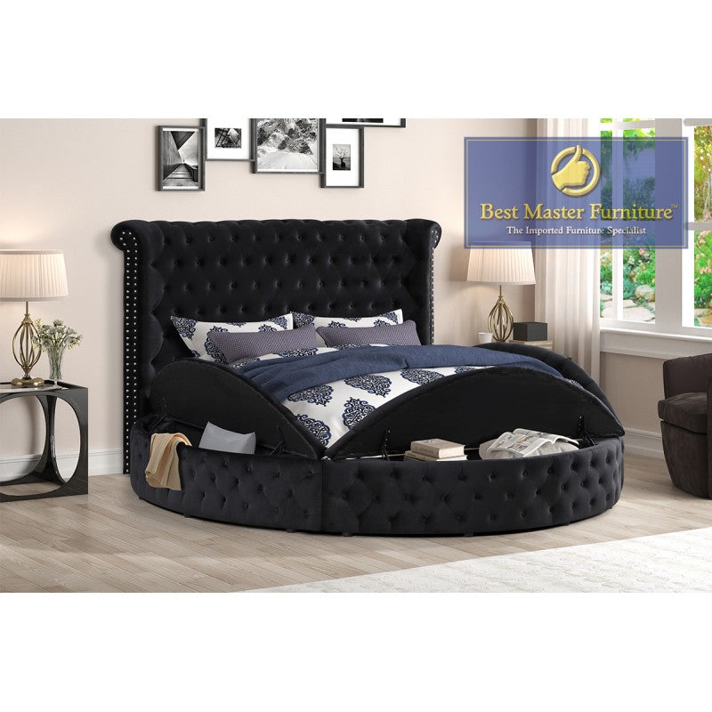 ROUND BED With Storage  BM-YY138