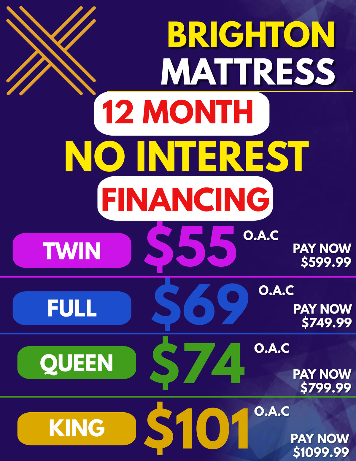 CHECK OUR AMAZING FINANCE OPTIONS