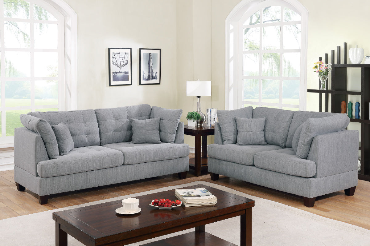 2 PCS SOFA SET 6401-POU