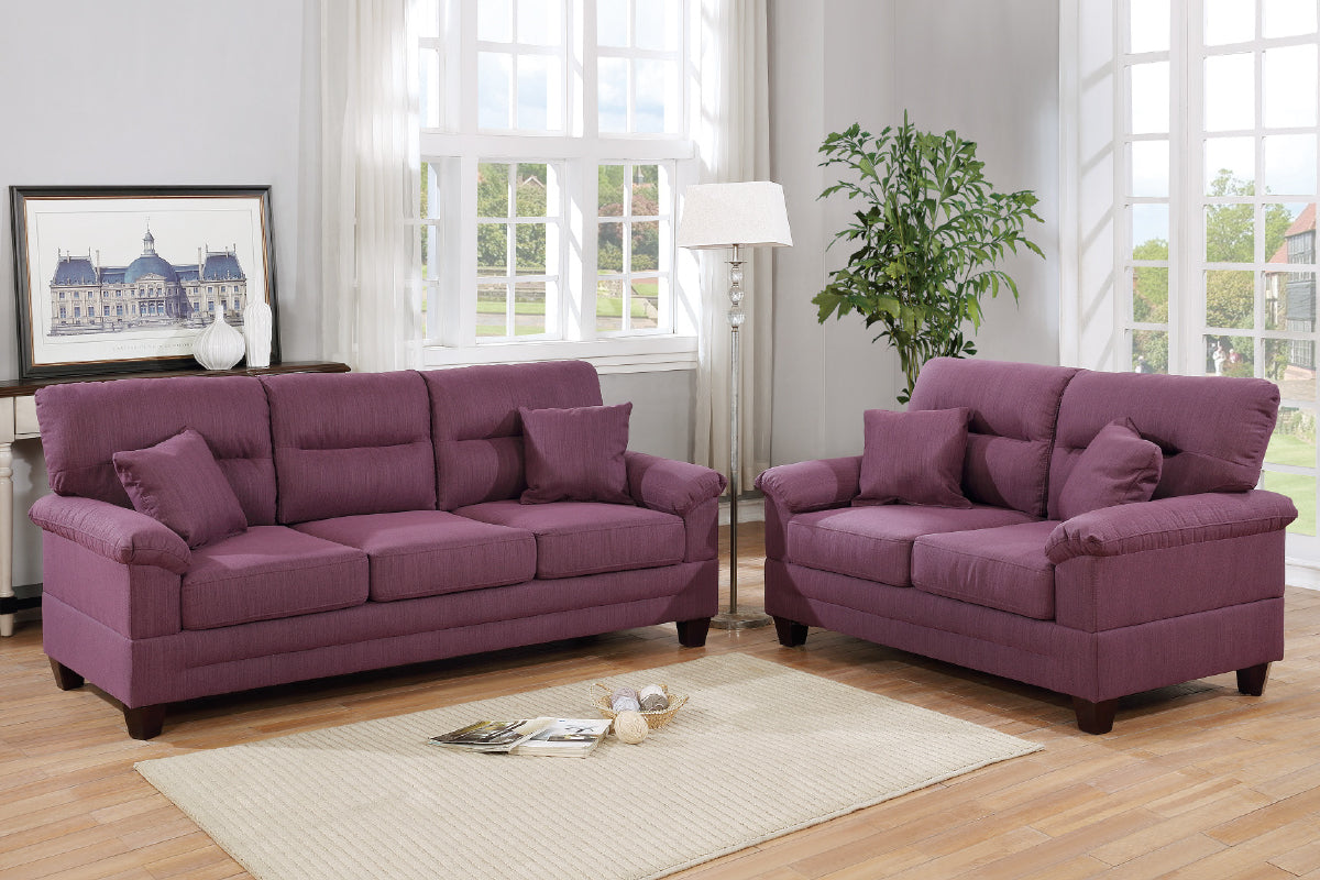 2 PCS SOFA SET 6407-POU