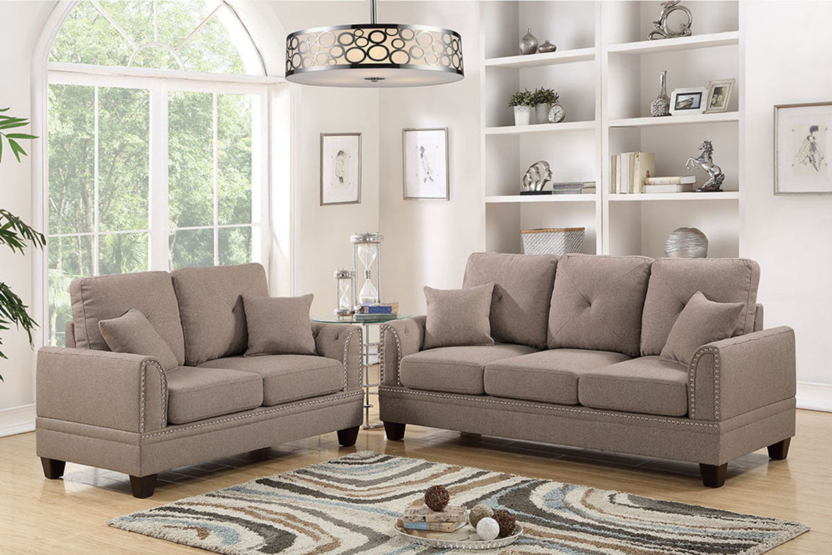 2 PCS SOFA SET 6509-POU
