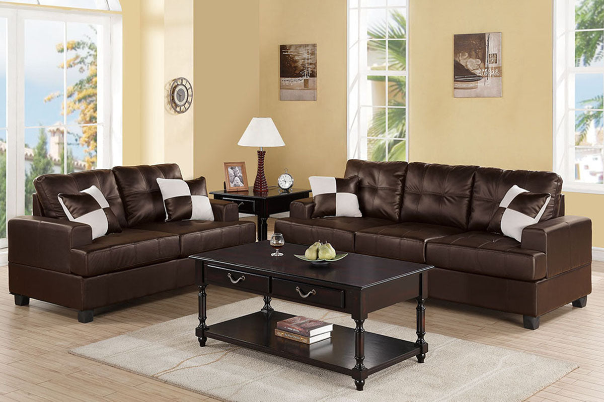 2 PCS SOFA SET 7577-POU
