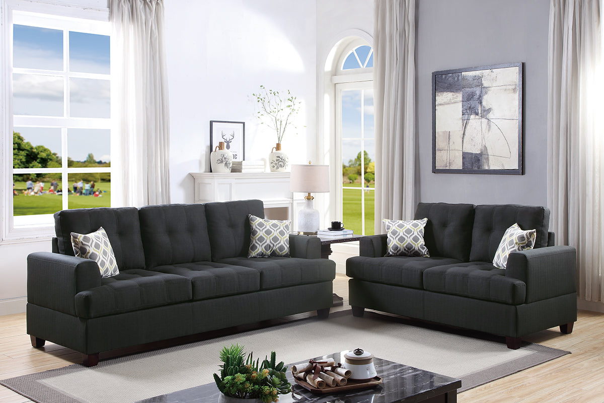 2 PCS SOFA SET 7597-POU