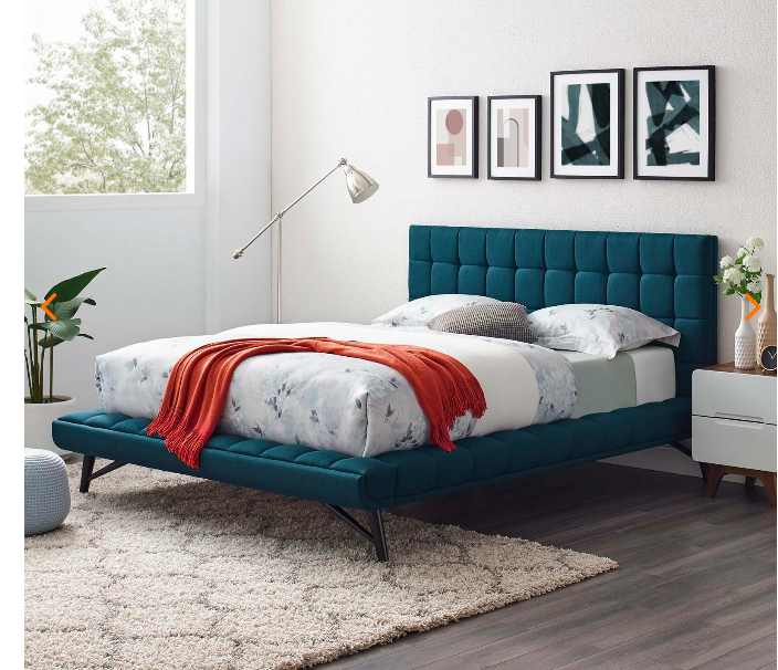 QUEEN  BED FRAME MOD-6007-GRY