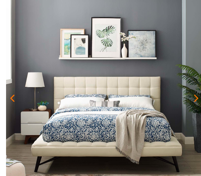 QUEEN  BED FRAME MOD-6007-GRY