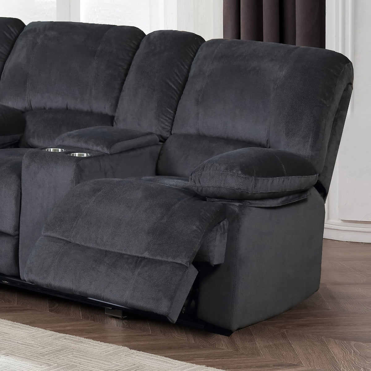 Sectional with 2 recliners Kevin ACP