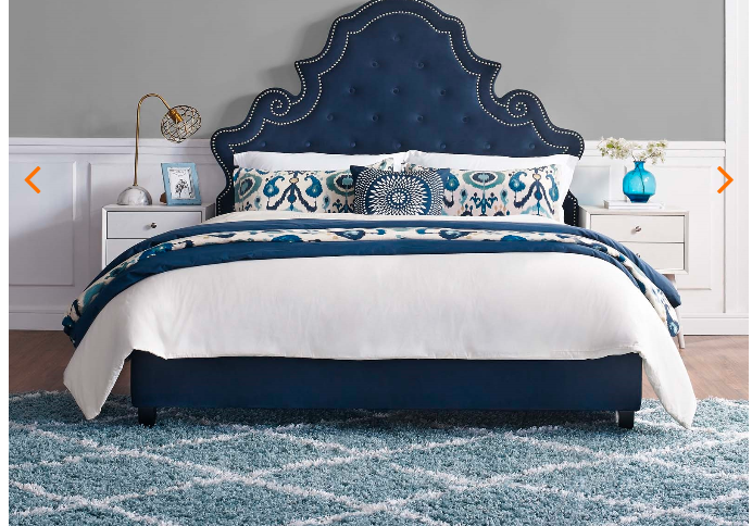 QUEEN BED FRAME MOD-5808-NAV
