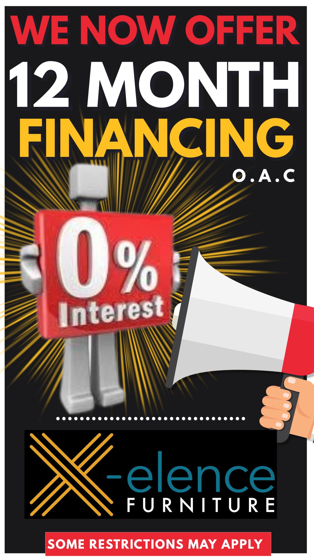 ZERO INTEREST FINANGING