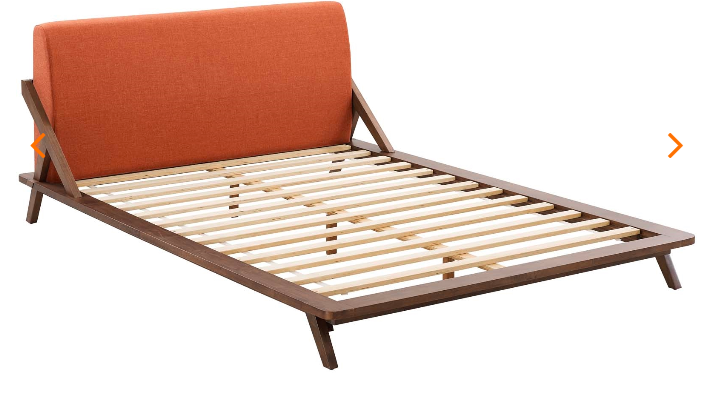 QUEEN BED FRAME MOD-6047-CAP-TEA