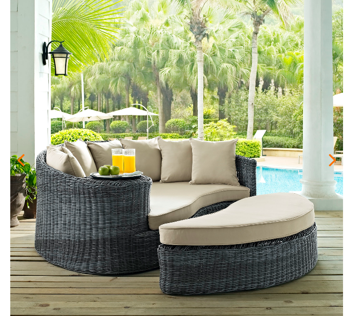 OUTDOOR PATIO DAYBED 1993-MOD