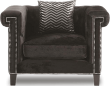 Load image into Gallery viewer, Reventlow Chair with Greek Key Nailhead Trim Design-COA