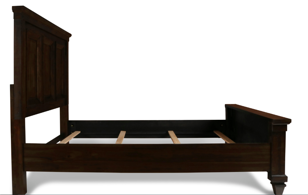 QUEEN BEDROOM SET 4PC-SEVILLA WALNUT-NC
