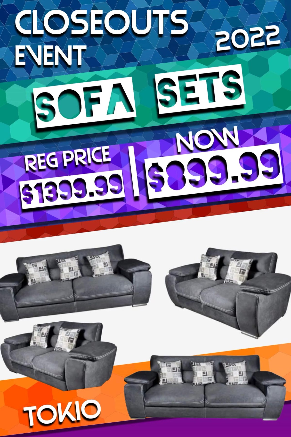 SOFA & LOVESEAT TOKIO-CB