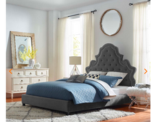 Load image into Gallery viewer, QUEEN BED FRAME MOD-5808-NAV