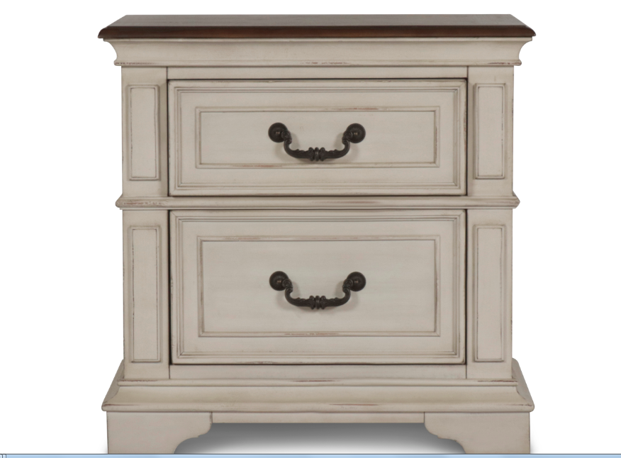 QUEEN BEDROOM SET 4 PC ANASTASIA PADDED-NC