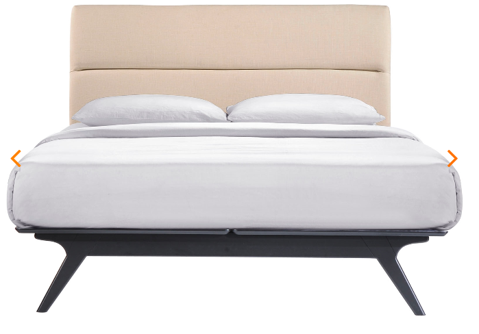 QUEEN BED FRAME MOD-5244-BLK-GRY