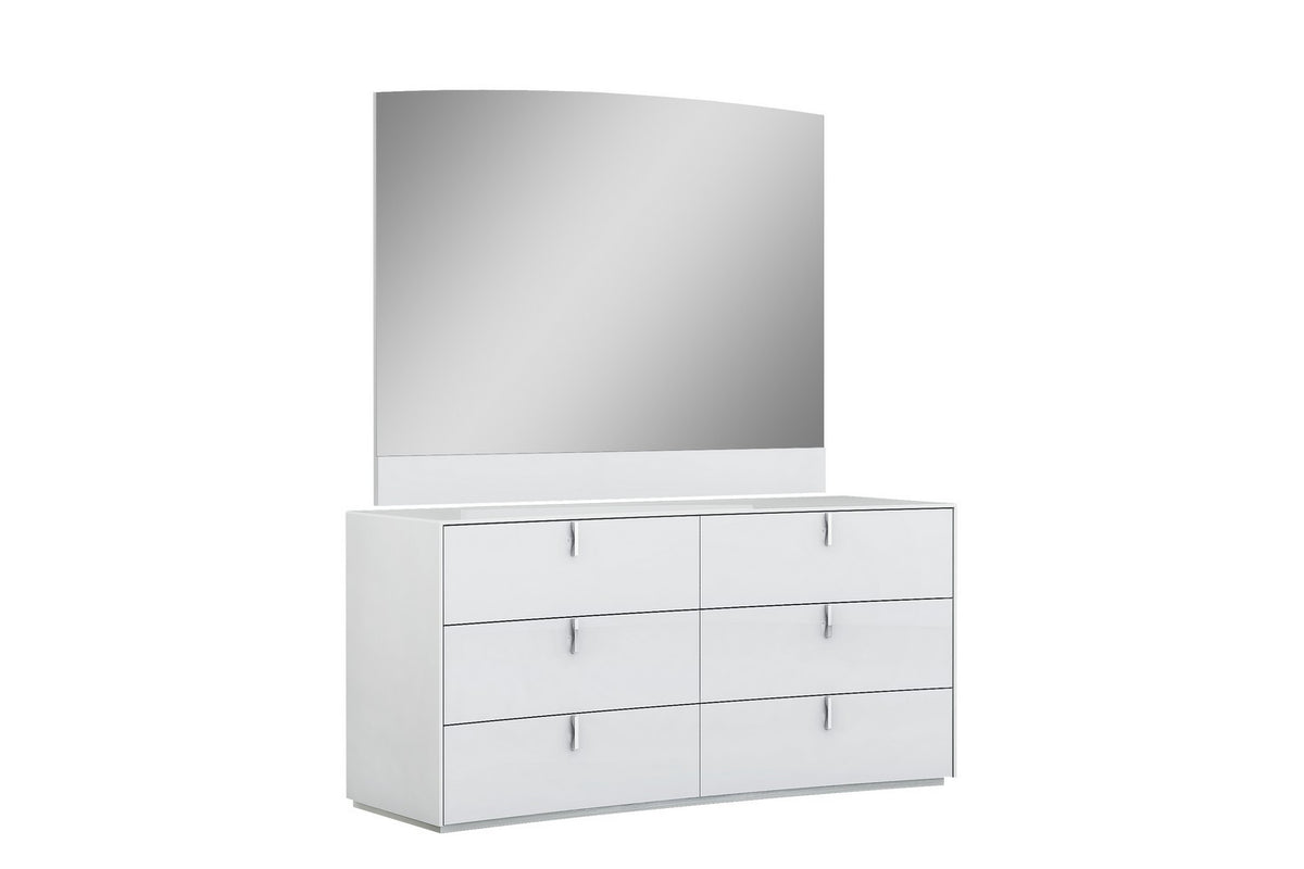 4PCS QUEEN WHITE BEDROOM SET #BELLAGIO GU