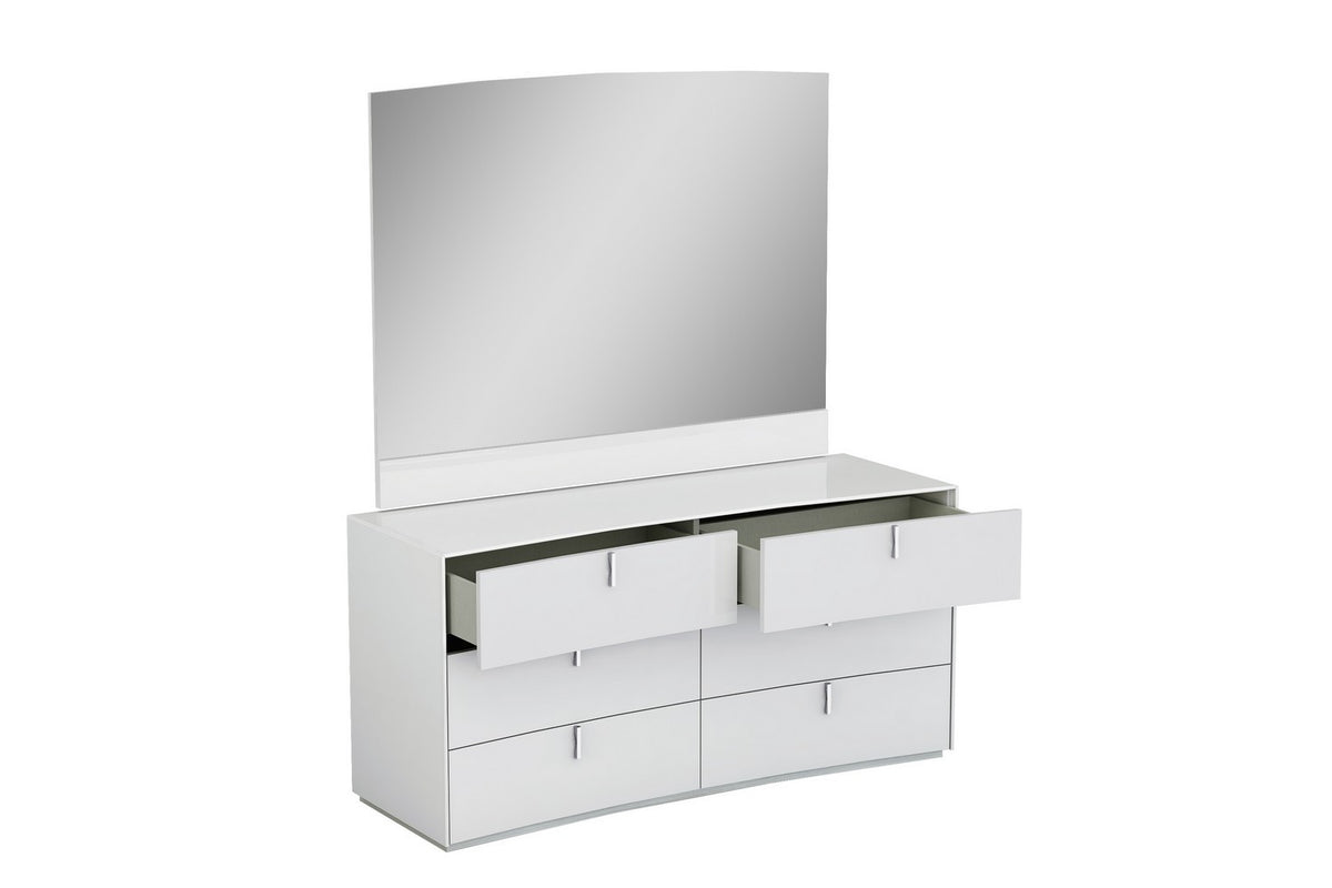 4PCS QUEEN WHITE BEDROOM SET #BELLAGIO GU