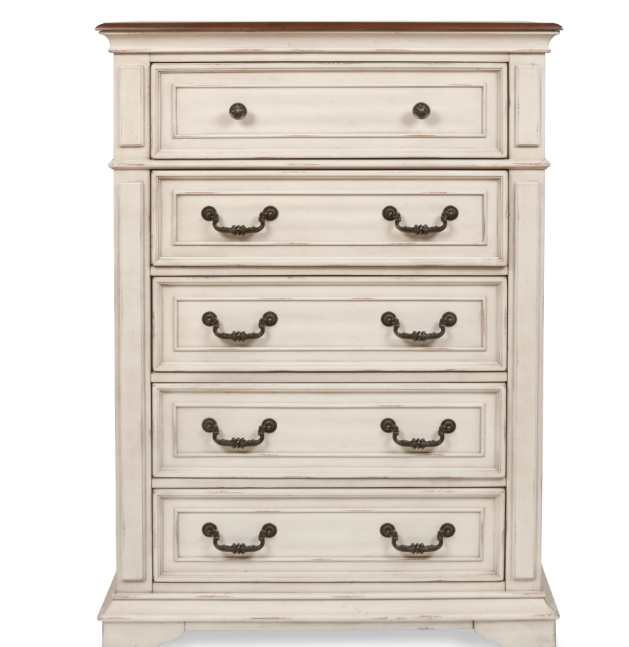QUEEN BEDROOM SET 4 PC ANASTASIA PADDED-NC
