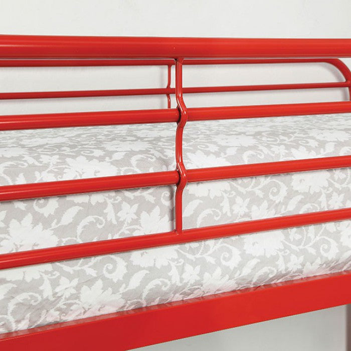 TWIN/FULL BUNK BED CM-BK931RD-TF-FOA