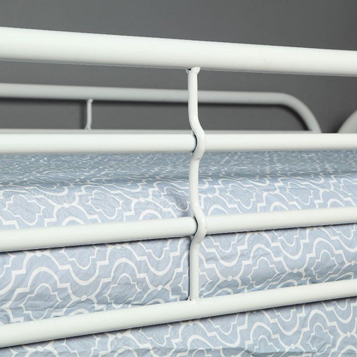 TWIN/FULL BUNK BED CM-BK931WH-TF-FOA