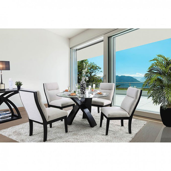 Jasmin 3393-5 PCS DINING SET-FOA