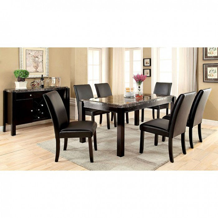 Gladstone I  CM3823BK-7 PCS DINING SET-FOA