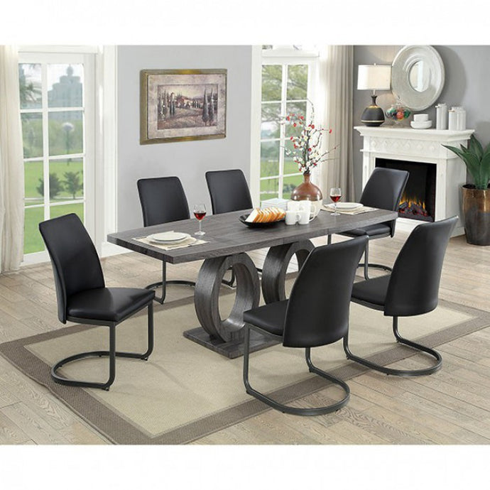 Saskia 3918- 7PCS DINING SET-FOA