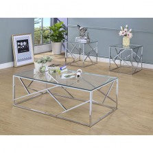 3 PCS COFFEE TABLE SET 4017CRM-FOA