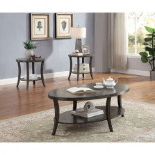3 PCS COFFEE TABLE SET 4334GY-FOA