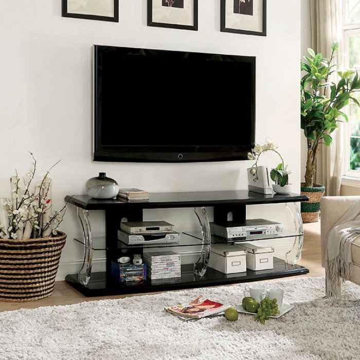 TV STAND 5901BK-TV-60-FOA