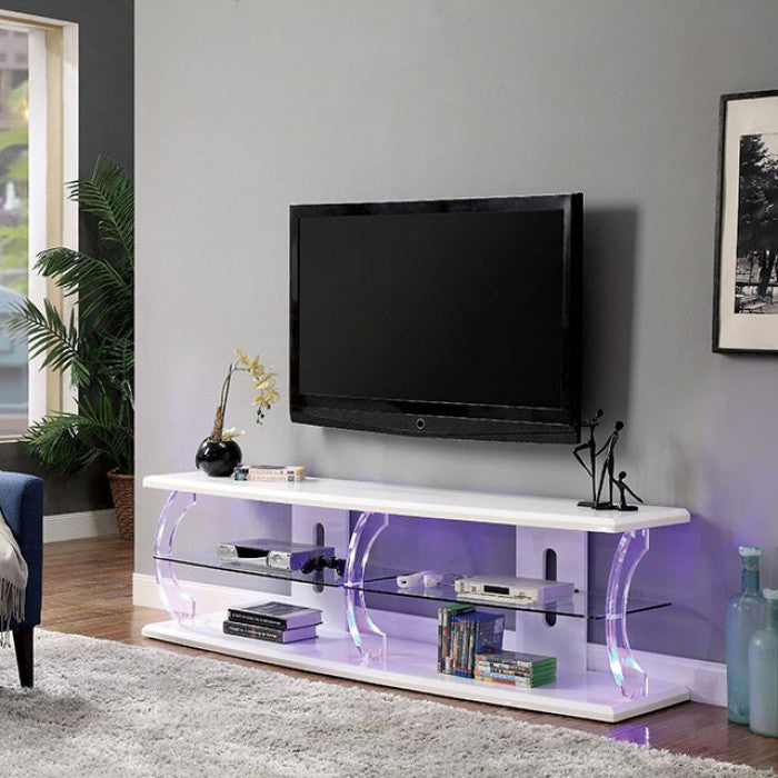 TV STAND 5901WH-TV-60-FOA