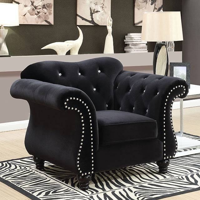 CHAIR 6159-BK-FOA