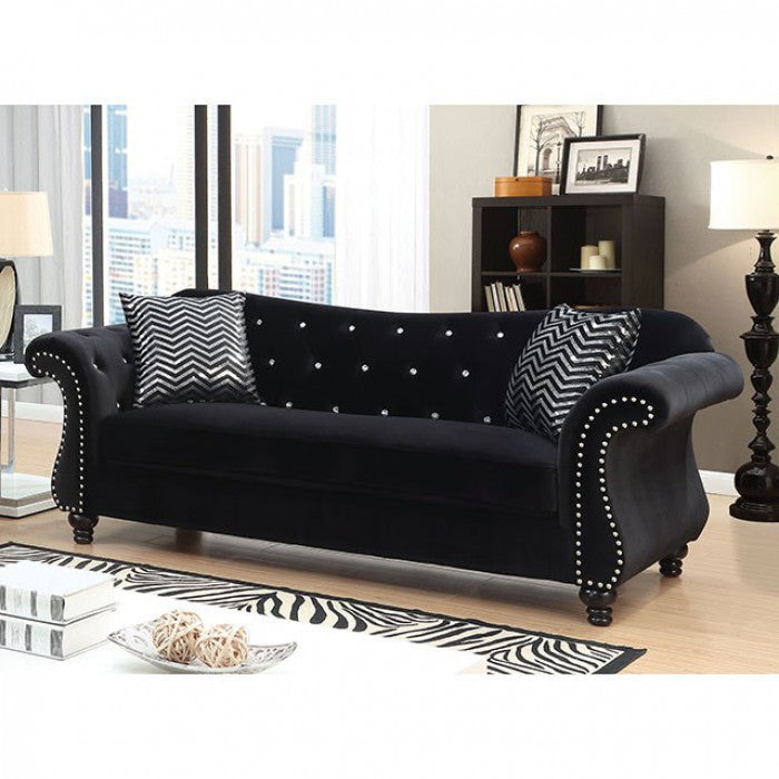 Jolanda I     CM6159BK-SOFA & LOVESEAT-FOA