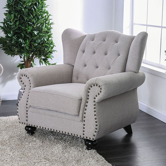 SOFA CHAIR 6572GY MADE IN USA-FOA