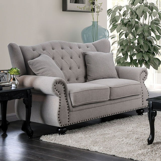SOFA & LOVESEAT 6572GY MADE IN USA-FOA