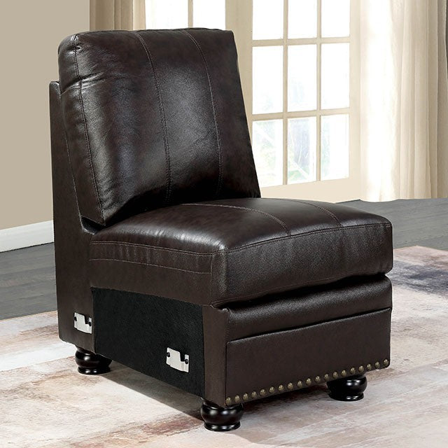 Edith 6579-ARMLESS CHAIR ONLY-FOA