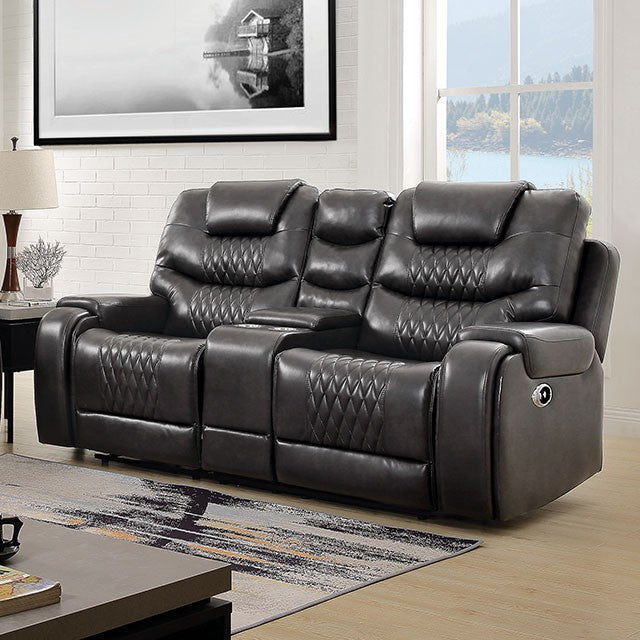 POWER RECLINER SOFA & LOVESEAT 6894GY MADE IN USA-FOA