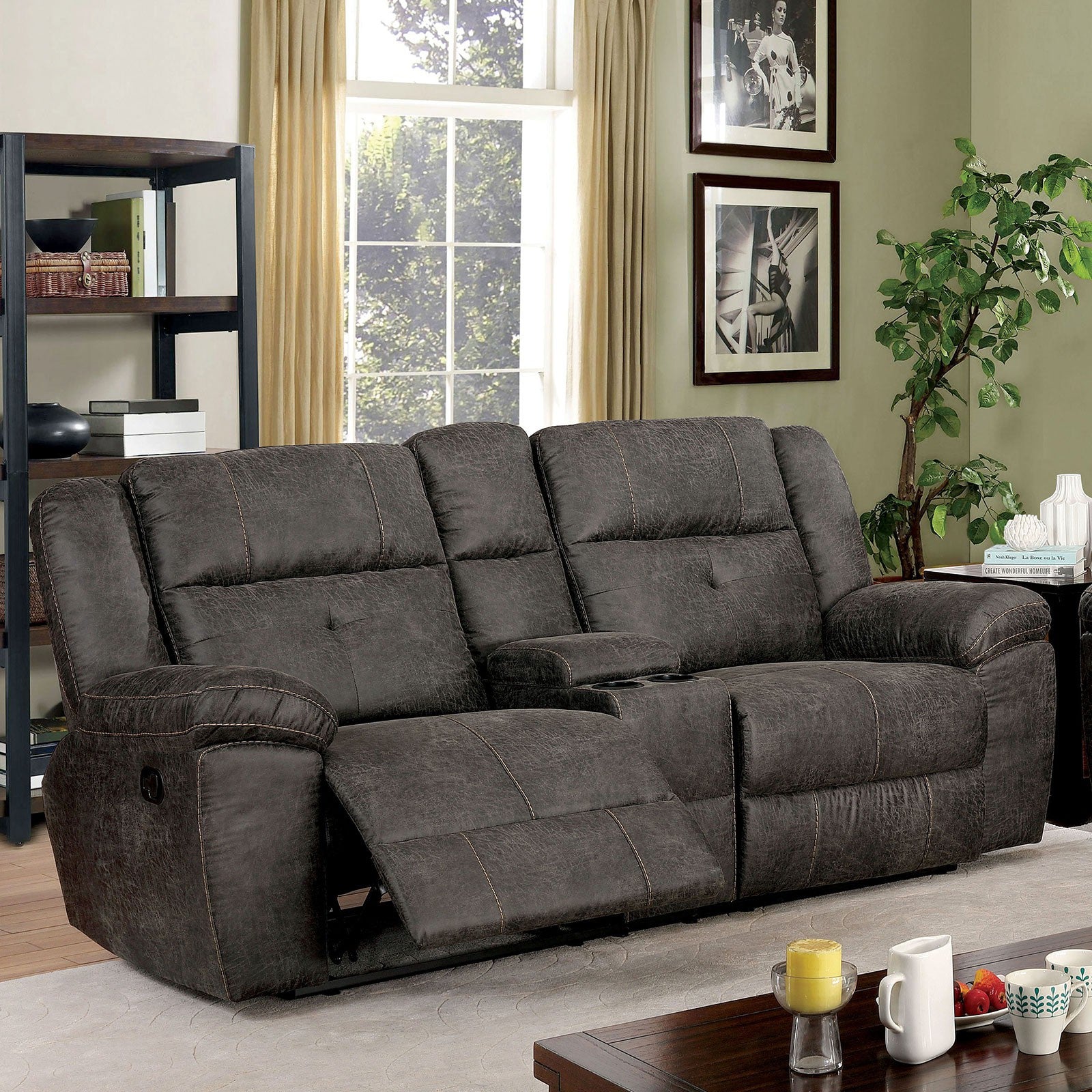 RECLINER SOFA & LOVESEAT 6943 MADE IN USA-FOA