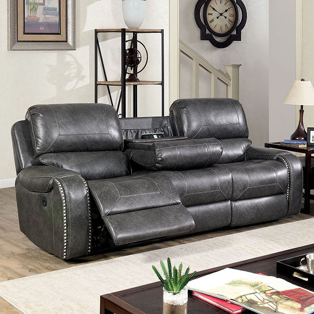RECLINER SOFA & LOVESEAT 6950GY MADE IN USA-FOA
