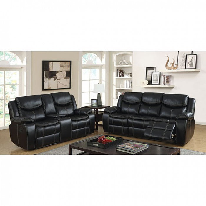 RECLINER SOFA & LOVESEAT 6981BK MADE IN USA-FOA