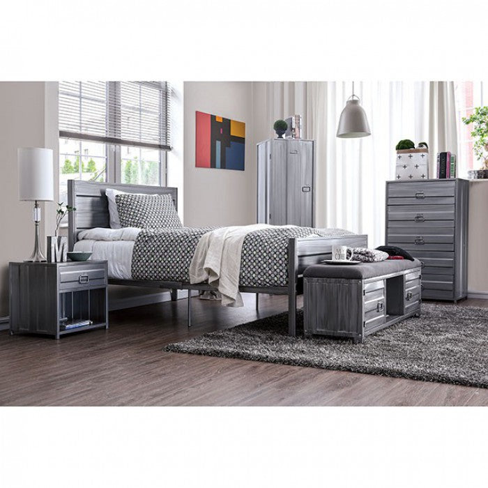4 PCS QUEEN BEDROOM SET 7075Q-FOA