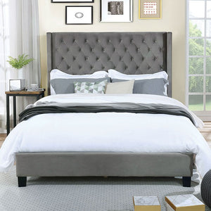 RYLEIGH QUEEN BED ONLY 7141GY-FOA