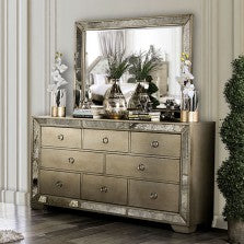 4PCS QUEEN BEDROOM SET LORAINE 7195-FOA