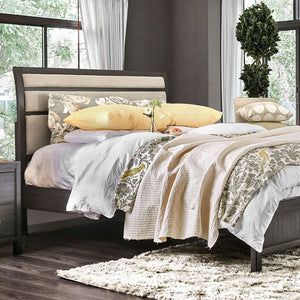 Berenice 4 PCS QUEEN BEDROOM SET 7580GY-FOA