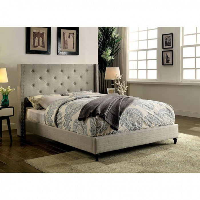 ANABELLE QUEEN BED ONLY 7677GY-FOA