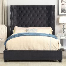 MIRABELLE QUEEN BED ONLY 7679BK-FOA