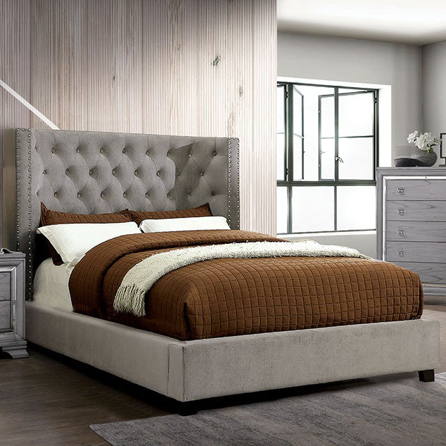 CAYLA QUEEN BED ONLY 7779GY-FOA