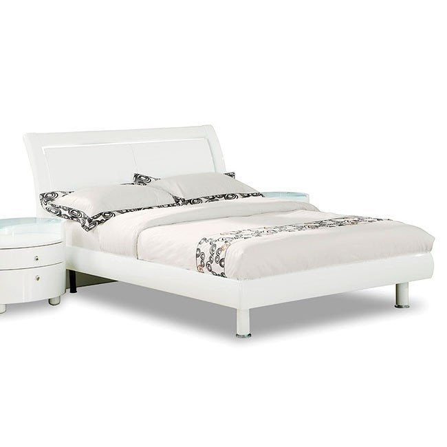 4PCS QUEEN WHITE BEDROOM SET #COSMO GU