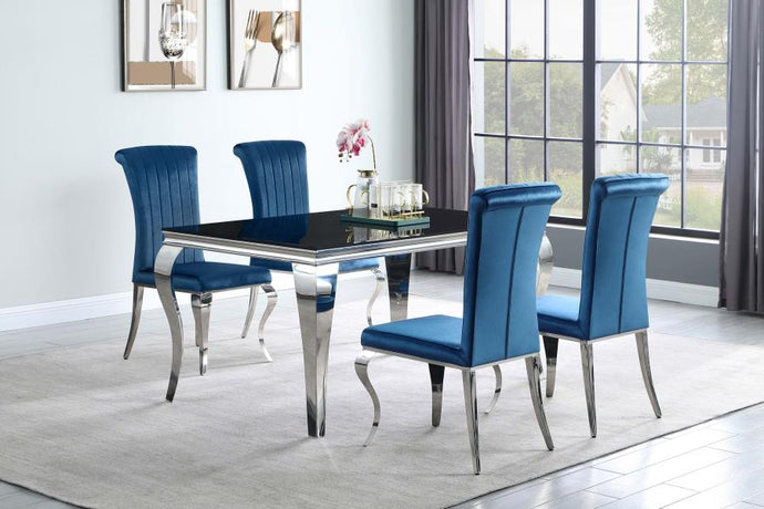 5PC SET (TBL+4 SIDE CHAIRS) CST 105073